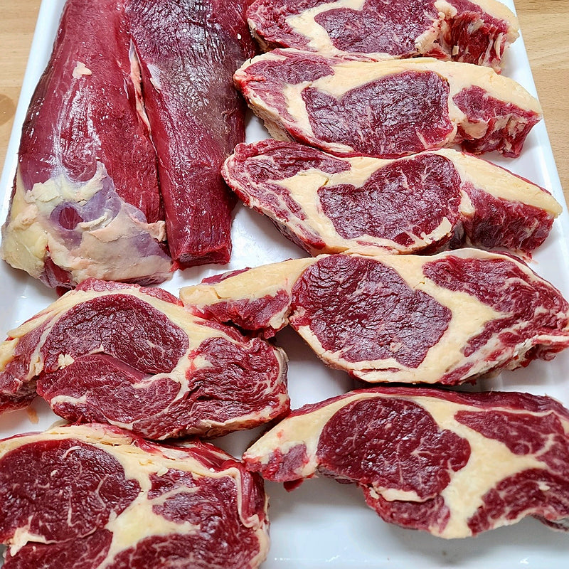 Grass-fed Grass-finished beef; humanely raised; family ranch; northern New Mexico
