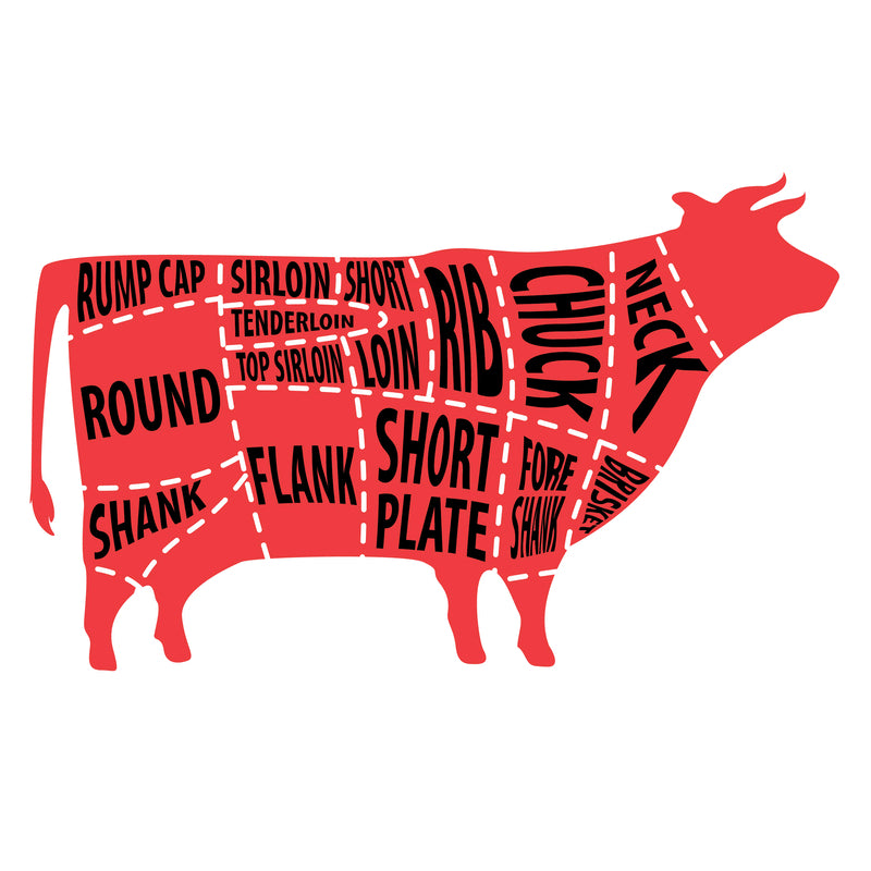 Grass-Fed Grass-Finished Whole and Half Yak and Beef