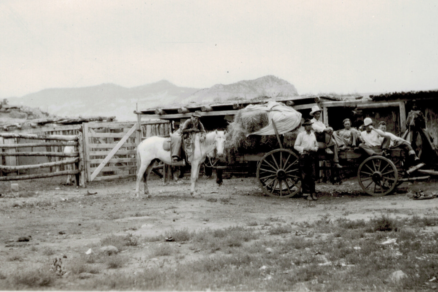 Hauling Hay Back in the Day